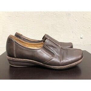 Naturalizers N5 Women Comfort Malvina Loafers slip on Shoes SZ 7M Brown Leather